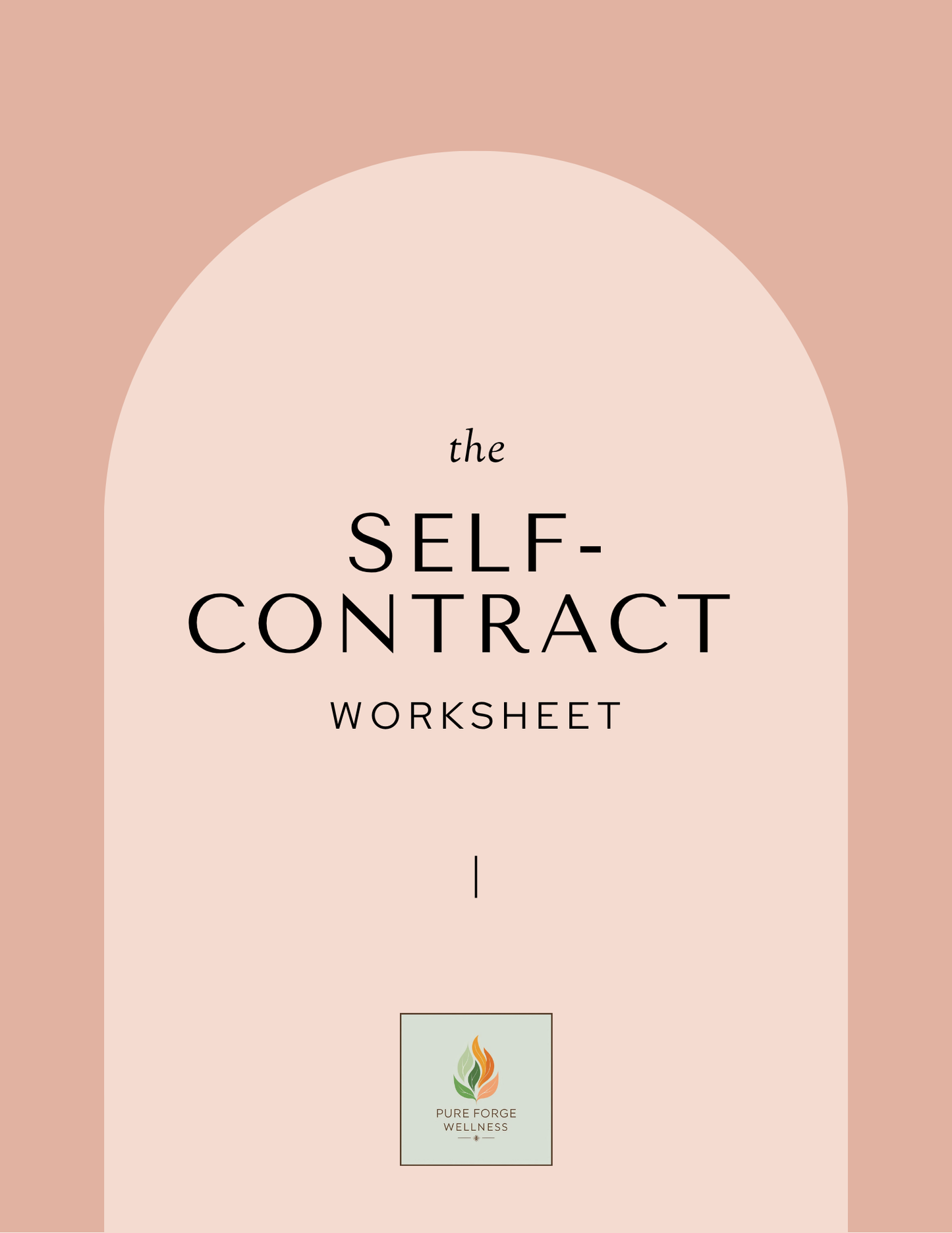 Self Contract Worksheet