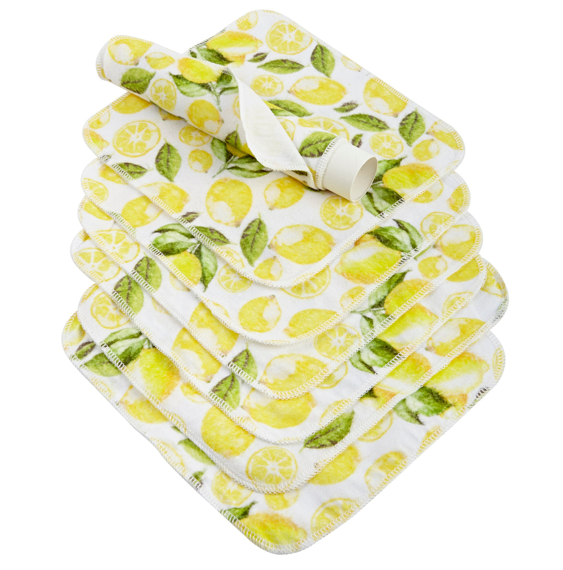 Reusable Kitchen Roll | 7 x 100% Organic Cotton Sheets & Cardboard Roll