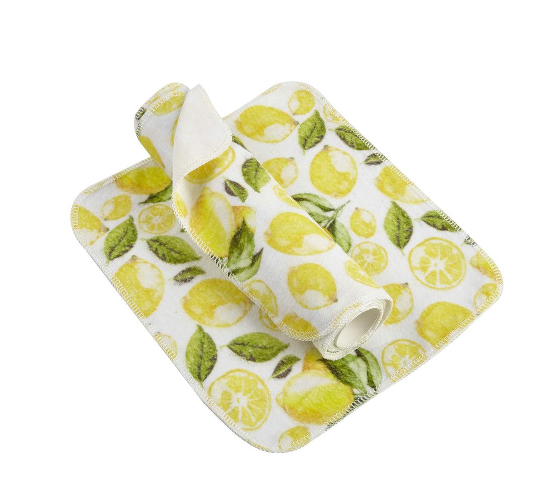 Reusable Kitchen Roll | 7 x 100% Organic Cotton Sheets & Cardboard Roll