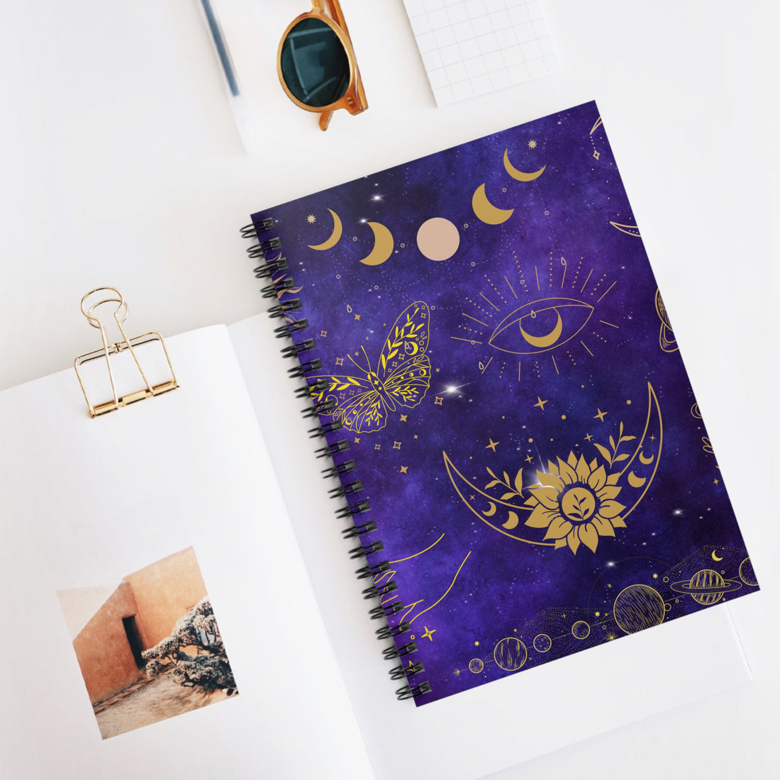 Celestial Dreams Spiral Notebook - Ruled Lined Pages for Journaling and Planning