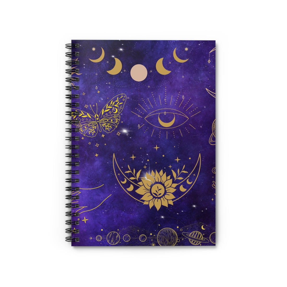 Celestial Dreams Spiral Notebook - Ruled Lined Pages for Journaling and Planning