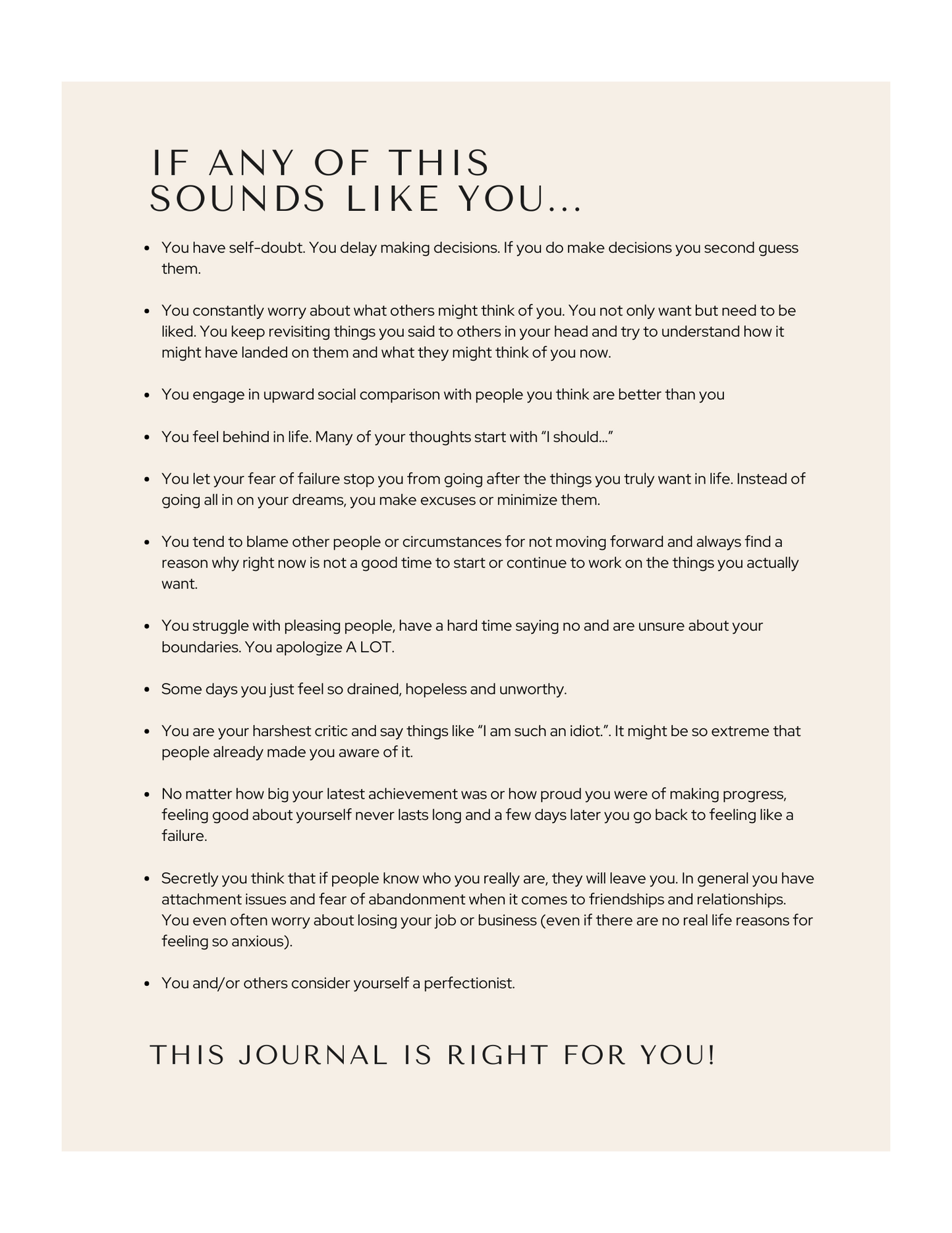 30-Day Self-Worth Booster Journal