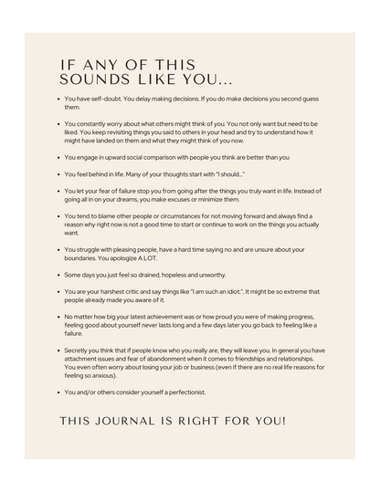 30-Day Self-Worth Booster Journal