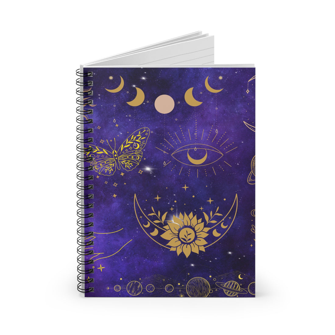 Celestial Dreams Spiral Notebook - Ruled Lined Pages for Journaling and Planning