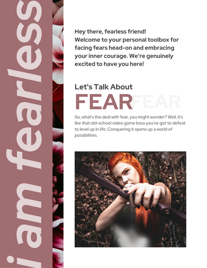 Fear Conquering Journal