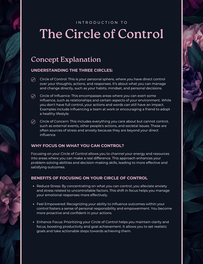 Mastering Your Inner Circle Workbook