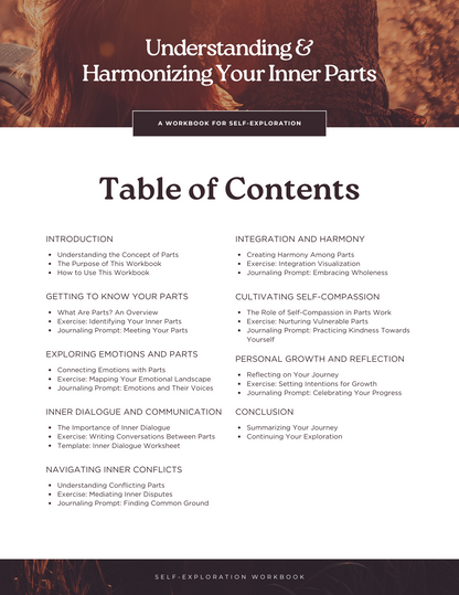Understanding & Harmonizing Your Inner Parts